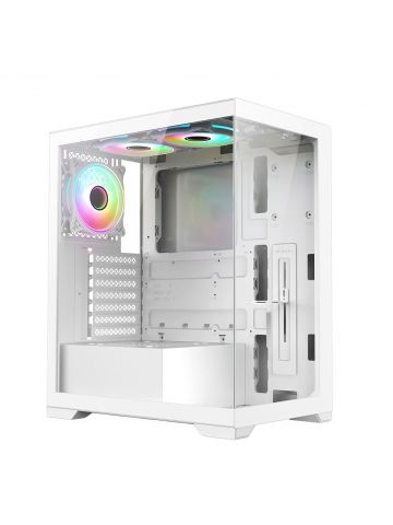 VIDA VETRO-WHT computer case Tower White