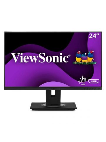 Viewsonic VG2448a-2 - LED monitor - 24" (23.8" viewable) - 1920 x 1080 Full HD (1080p) @ 60 Hz - IPS - 250 cd/m? - 1000:1 - 5 ms - HDMI, VGA, DisplayPort - speakers