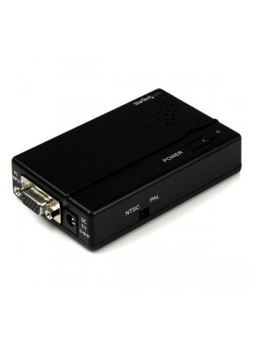 StarTech.com High Resolution VGA to Composite (RCA) or S-Video Converter - PC to TV