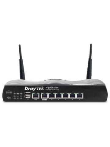 Draytek VIGOR 2927AC Vigor2927ac wireless router Gigabit Ethernet Dual-band Black