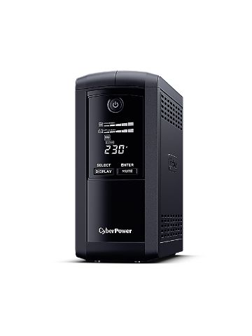 CyberPower VP1000EILCD uninterruptible power supply (UPS) Line-Interactive 1 kVA 550 W 6 AC outlet(s