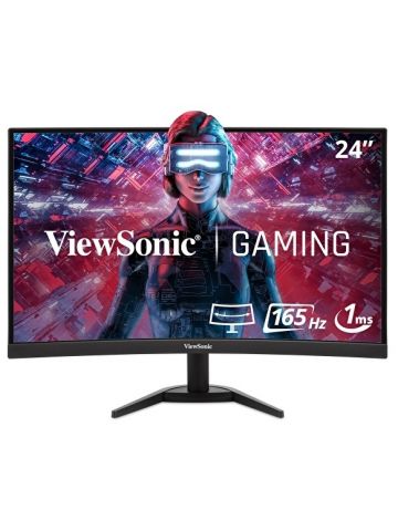 Viewsonic VX Series VX2418C computer monitor 61 cm (24") 1920 x 1080 pixels LCD Black