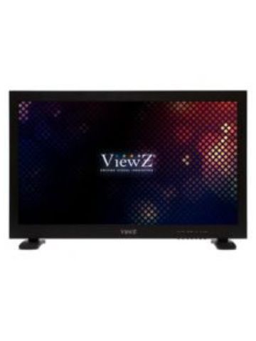 ViewZ 43"HD 1080P LED Metal Monitor, Hybrid(TVI/CVI/AHD) BNC(1In/1Out)CVBS BNC(I/O)VGA/HDMI(Black)
