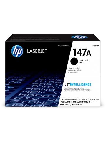 HP W1470A/147A Toner cartridge, 10.5K pages ISO/IEC 19752 for HP M 611