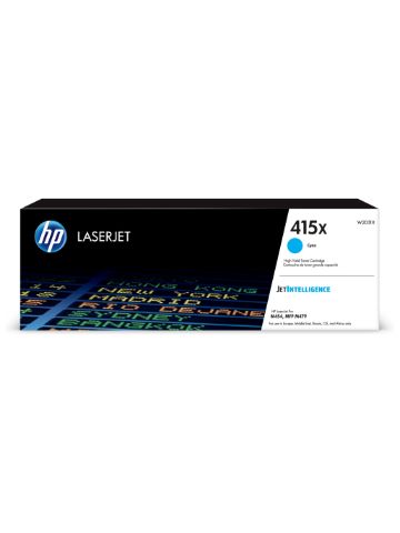 HP W2031X/415X Toner cartridge cyan, 6K pages ISO/IEC 19798 for HP E 45028/M 454