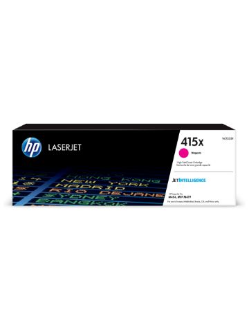 HP W2033X/415X Toner cartridge magenta, 6K pages ISO/IEC 19798 for HP E 45028/M 454