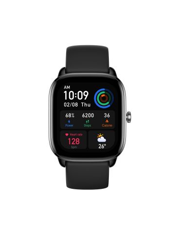 Amazfit GTS 4 mini 4.19 cm (1.65") AMOLED Digital 336 x 384 pixels Touchscreen Black GPS (satellite)