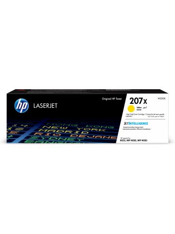 HP W2212X/207X Toner cartridge yellow high-capacity, 2.45K pages ISO/IEC 19752 for HP M 283