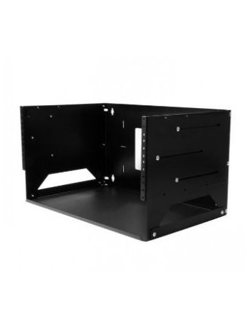 StarTech.com Wall-Mount Server Rack with Built-in Shelf - Solid Steel - 4U