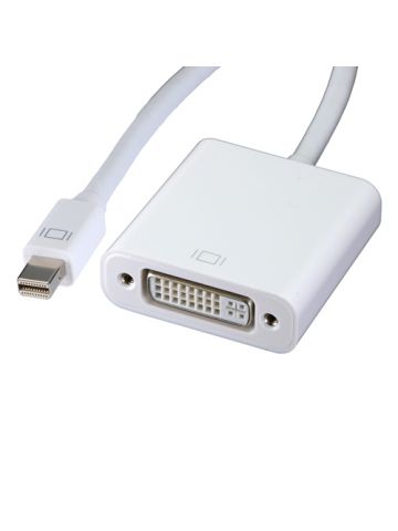 Cablenet 20cm Mini DisplayPort Male DVI Fem1080p 60Hz White Adaptor