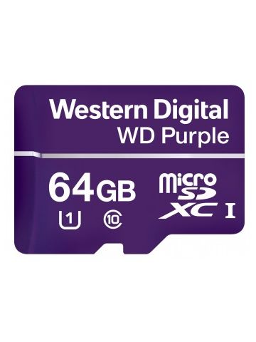 Western Digital Purple memory card 64 GB MicroSDXC Class 10