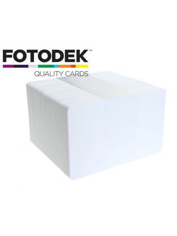 Fotodek Premium Ice White Plastic Cards (Pack of 100)