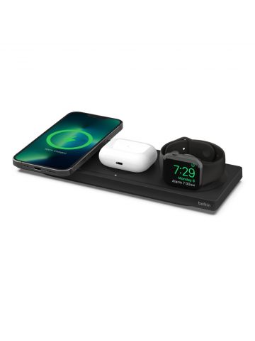 Belkin WIZ016myBK Headphones, Smartphone, Smartwatch Black Wireless charging Fast charging Indoor