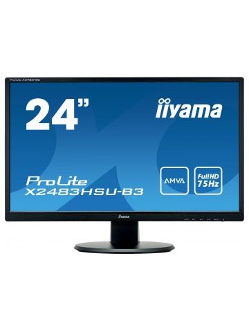 iiyama ProLite X2483HSU-B3 LED display 60.5 cm (23.8") 1920 x 1080 pixels Full HD Flat Matt Black