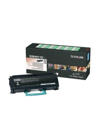 Lexmark X264H11G Toner-kit return program, 9K pages ISO/IEC 19752 for Lexmark X 264