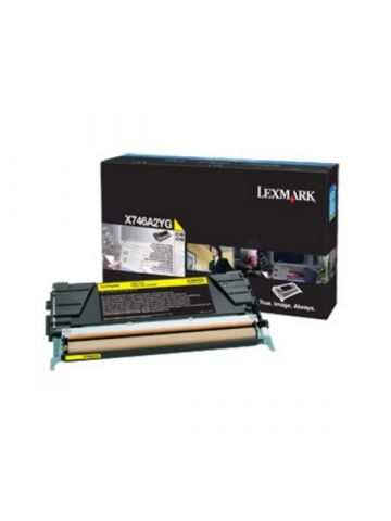 Lexmark X746A3YG Toner cartridge yellow Project, 7K pages for Lexmark X 746/748