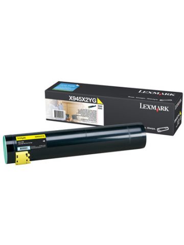 Lexmark X945X2YG Toner yellow, 22K pages ISO/IEC 19752 for Lexmark X 940