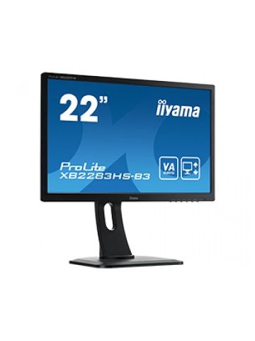iiyama ProLite XB2283HS-B3 LED display 54.6 cm (21.5") 1920 x 1080 pixels Full HD Flat Matt Black