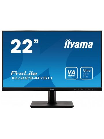 iiyama ProLite XU2294HSU-B1 LED display 54.6 cm (21.5") 1920 x 1080 pixels Full HD Flat Matt Black
