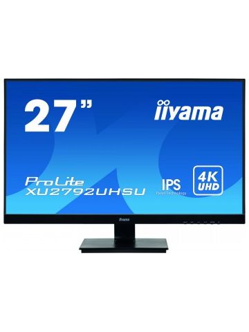 iiyama ProLite XU2792UHSU-B1 LED display 68.6 cm (27") 3840 x 2160 pixels 4K Ultra HD Black