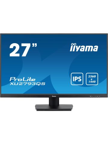 iiyama ProLite XU2793QS-B6 computer monitor 68.6 cm (27") 2560 x 1440 pixels 2K Ultra HD LED Black