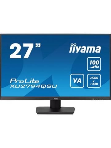 iiyama ProLite XU2794QSU-B6 computer monitor 68.6 cm (27") 2560 x 1440 pixels Wide Quad HD LCD Black