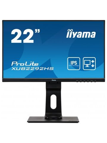 iiyama ProLite XUB2292HS-B1 LED display 54.6 cm (21.5") Full HD Flat Black
