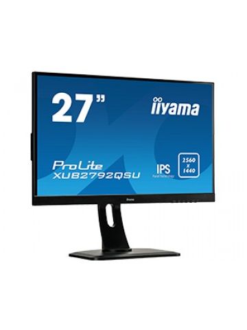 iiyama ProLite XUB2792QSU-B1 LED display 68.6 cm (27") 2560 x 1440 pixels Wide Quad HD Flat Matt Black