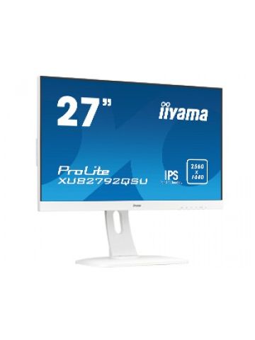 iiyama ProLite XUB2792QSU-W1 LED display 68.6 cm (27") 2560 x 1440 pixels Wide Quad HD White