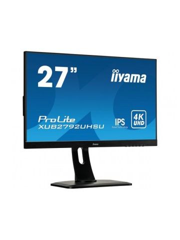 iiyama ProLite XUB2792UHSU-B1 LED display 68.6 cm (27") 3840 x 2160 pixels 4K Ultra HD Flat Matt Black