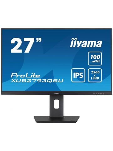 iiyama ProLite XUB2793QSU-B6 LED display 68.6 cm (27") 2560 x 1440 pixels Quad HD Black