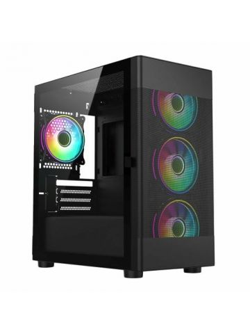 VIDA ZEPHYR-BLK computer case Tower Black