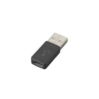 POLY 209506-01 cable gender changer USB-C USB-A Black