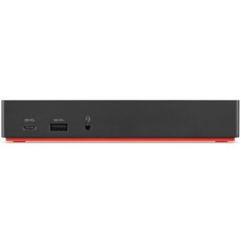 Lenovo 40AS0090AU notebook dock/port replicator Wired USB 3.2 Gen 1 (3.1 Gen 1) Type-C Black