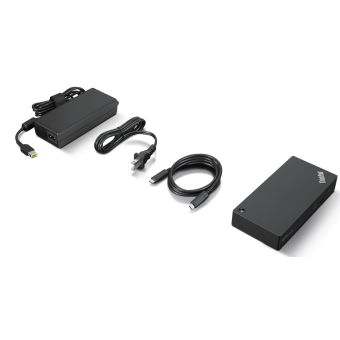 Lenovo 40B20135DK laptop dock/port replicator Wired USB 3.2 Gen 1 (3.1 Gen 1) Type-C Black