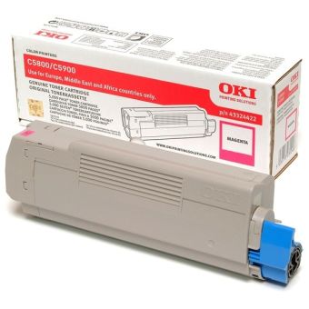 OKI 43324422 Toner magenta, 5K pages  5% coverage