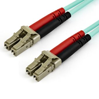StarTech.com 15 m OM4 LC to LC Multimode Duplex Fiber Optic Patch Cable