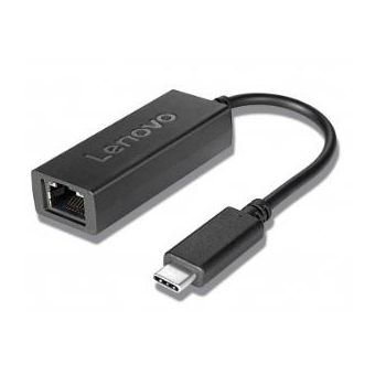Lenovo 4X90L66917 cable interface/gender adapter USB type C Ethernet Black