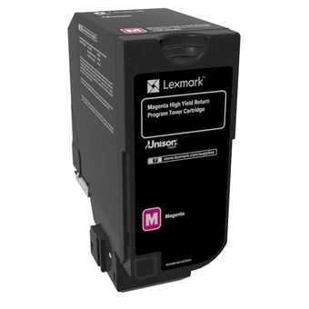 Lexmark 74C2HM0 Toner-kit magenta return program, 12K pages ISO/IEC 19798 for Lexmark CS 725