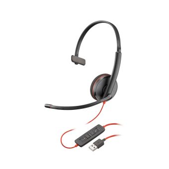 POLY Blackwire 3210 Monaural USB-A Headset
