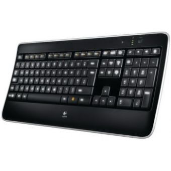 Logitech K800 keyboard RF Wireless QWERTZ German Black