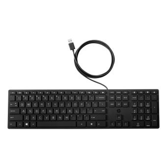 HP 320K WD keyboard Office USB Black
