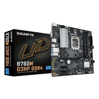 GIGABYTE B760M D3HP DDR4 Motherboard - Supports Intel Core 14th Gen CPUs, 4+1+1 Phases Digital VRM, 