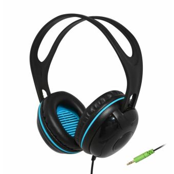 Andrea Communications EDU-375 Headphones Head-band 3.5 mm connector Black, Blue