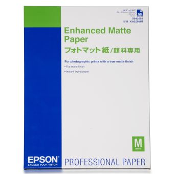 Epson Enhanced Matte Paper, DIN A2, 192g/mï¿½, 50 Sheets
