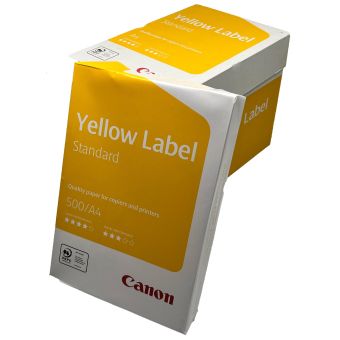 Canon Yellow Label A4 White Paper 80GSM