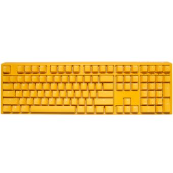 Ducky One 3 keyboard USB UK International Yellow