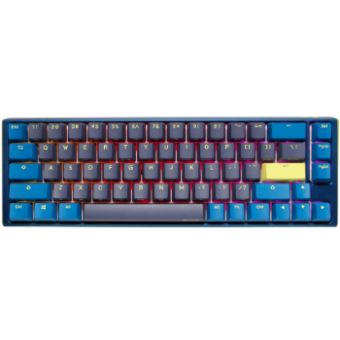 Ducky One3 Daybreak SF keyboard USB UK English Blue, Yellow, Grey