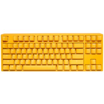 Ducky One3 Yellow TKL keyboard USB UK International