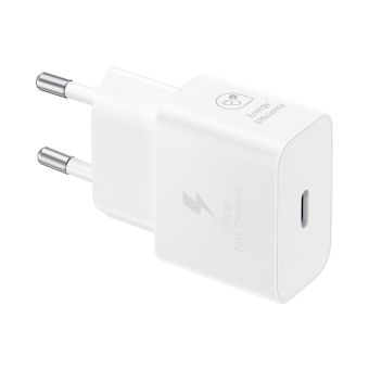 Samsung Galaxy Power Adapter USB Type C 25W 1m White